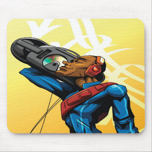 Tapis De Souris La musique coule pour toujours mousepad