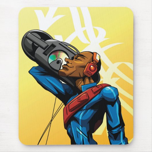 Tapis De Souris La musique coule pour toujours mousepad (Devant)