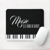 Tapis De Souris La Musique Est Une Chose De Beauté (Avec souris)