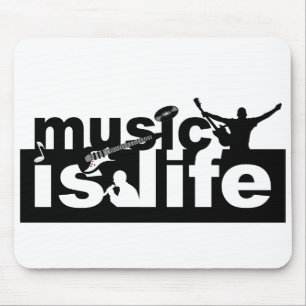 Tapis De Souris La musique est vie mousepad - personnaliser !