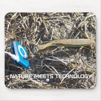 TAPIS DE SOURIS LA NATURE RENCONTRE LA TECHNOLOGIE