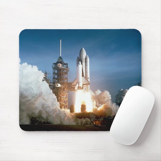 Tapis De Souris La navette spatiale Columbia explose (Avec souris)