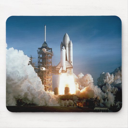 Tapis De Souris La navette spatiale Columbia explose (Devant)