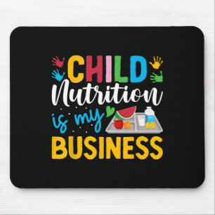 Tapis De Souris La nutrition de l'enfant est mon déjeuner d'affair