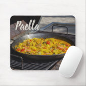 Tapis De Souris La paella est cuite sur un cadeau grill pour le ch (Avec souris)