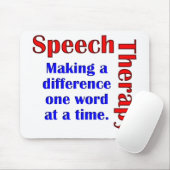 Tapis De Souris La parole Thereapy (Avec souris)