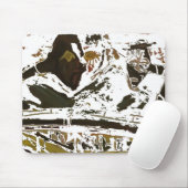 TAPIS DE SOURIS LA PEINE KICK WHITE (Avec souris)
