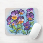 Tapis De Souris La pensée fait face au mousepad (Avec souris)