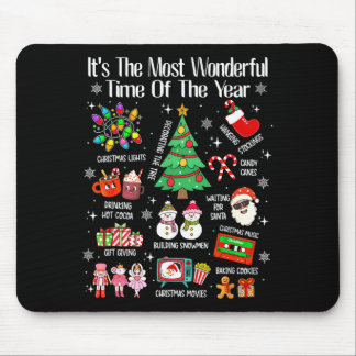 Tapis De Souris La période la plus merveilleuse de l'année Noël xm