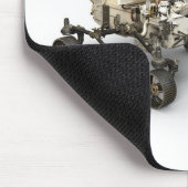 Tapis De Souris La Persévérance Mars Rover Sur Arrière - plan Blan (Coin)