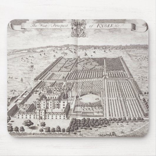 Tapis De Souris La perspective occidentale de Knole, de (Devant)
