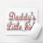 Tapis De Souris La petite fille du papa (Avec souris)