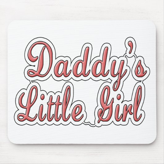 Tapis De Souris La petite fille du papa (Devant)