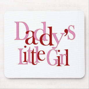 Tapis De Souris La petite fille du papa