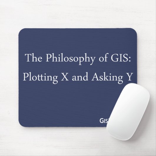 Tapis De Souris La philosophie des GIS Mousepad (Avec souris)