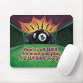 Tapis De Souris La piscine est la chance (Avec souris)
