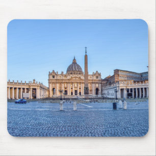 Tapis De Souris La place Saint-Pierre au Vatican - Rome, Italie