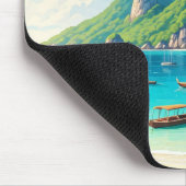 Tapis De Souris La plage de Ko Samui Thaïlande (Coin)