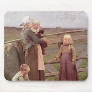 Tapis De Souris La porte de Dalby, Skane, 1884