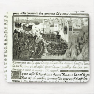 Tapis De Souris La première attaque sur le pneu