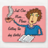 TAPIS DE SOURIS LA PREMIÈRE TASSE (Devant)