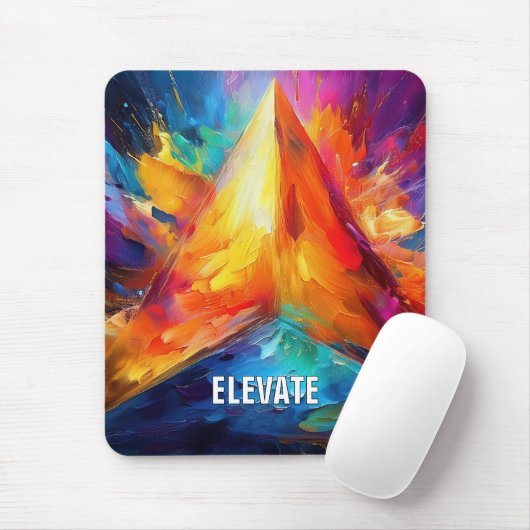 Tapis De Souris La Pyramide Peinte (Avec souris)