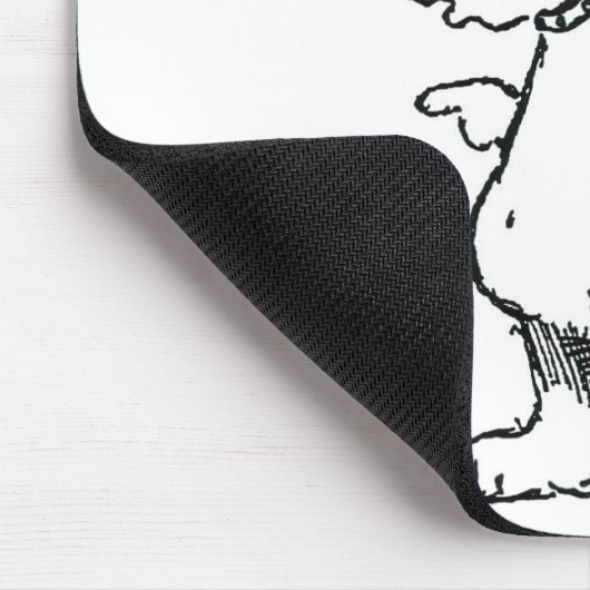 Tapis De Souris La queue ne remue pas (Coin)