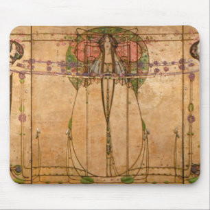 Tapis De Souris La Reine de Mai - Margaret Macdonald Mackintosh