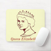Tapis De Souris La Reine Elizabeth II (Avec souris)