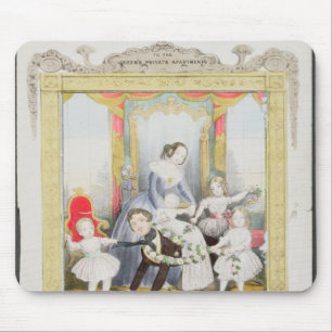 Tapis De Souris La reine et le prince Albert à la maison
