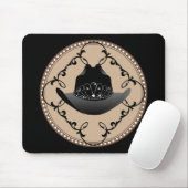 Tapis De Souris La Reine Mousepad occidental de rodéo (Avec souris)