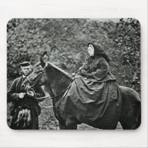 Tapis De Souris La Reine Victoria à cheval au Balmoral, 1863