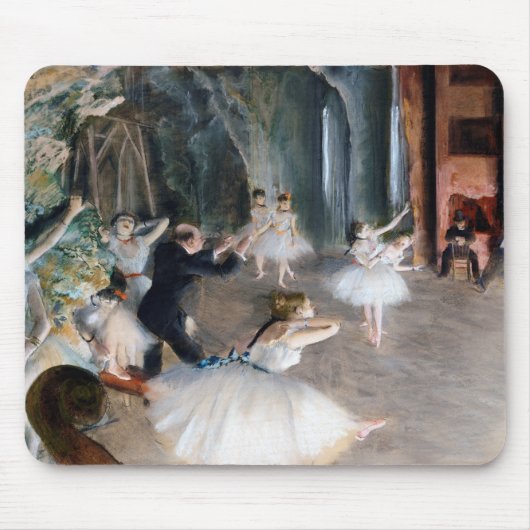Tapis De Souris La répétition sur scène, Edgar Degas (Devant)