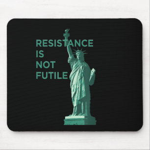 Tapis De Souris La Résistance N'Est Pas Futile Graphique
