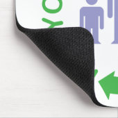 Tapis De Souris La réutilisation nous sauve tous (Coin)