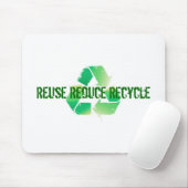Tapis De Souris La réutilisation réduisent réutilisent (Avec souris)