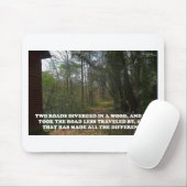 TAPIS DE SOURIS LA ROUTE MOINS A VOYAGÉ (Avec souris)