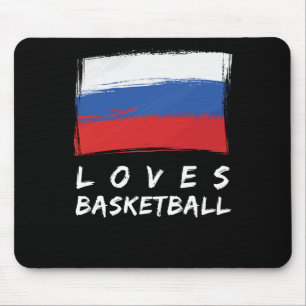 Tapis De Souris La Russie aime le basket-ball