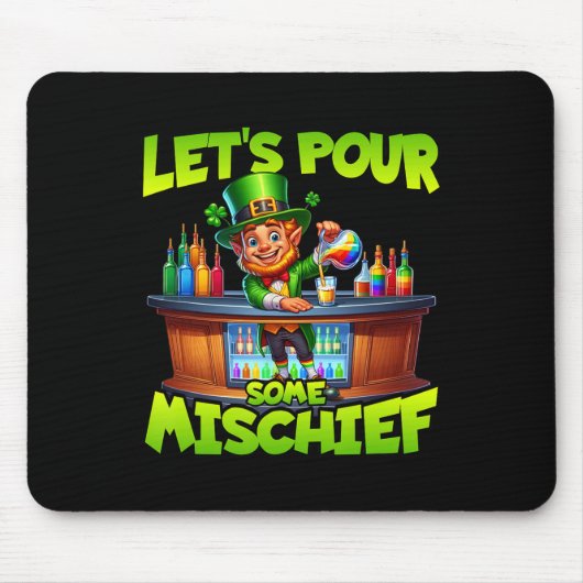 Tapis De Souris La Saint-Patrick Déversons un peu de méchanceté St (Devant)