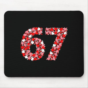 Tapis De Souris La Saint-Valentin 67 Meme Avec Cœurs Drôle Six Sep