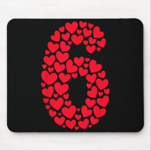 Tapis De Souris La Saint-Valentin 67 Rempli De Cœur Drôle Six Sev