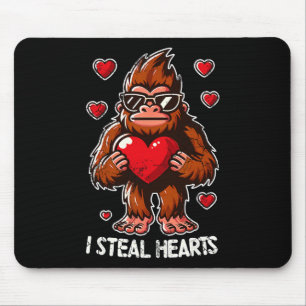 Tapis De Souris La Saint-Valentin Big Foot Sasquatch Je vole des c