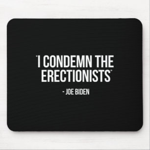 Tapis De Souris La satire politique de Biden condamne Trump et les