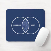 Tapis De Souris La Science/diagramme Venn d'art (Avec souris)