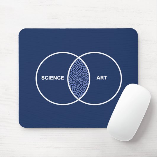 Tapis De Souris La Science/diagramme Venn d'art (Avec souris)