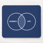 Tapis De Souris La Science/diagramme Venn d'art (Devant)