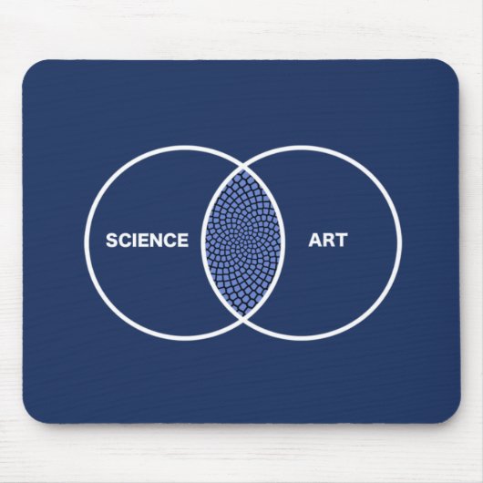 Tapis De Souris La Science/diagramme Venn d'art (Devant)
