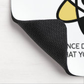 Tapis De Souris La science ne se soucie pas de ce que vous croyez (Coin)
