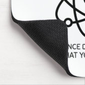 Tapis De Souris La science ne se soucie pas de ce que vous croyez (Coin)