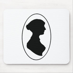 Tapis De Souris La silhouette de Jane Austen